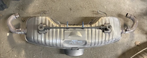 1996-2004 Porsche Boxster 99611114111 2.7L Used OEM Exhaust Muffler