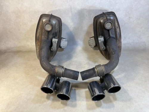 Porsche Carrera Left & Right Used OEM Exhaust Muffler