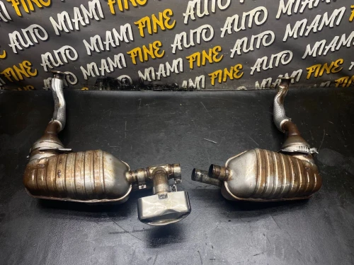 2005 Porsche Boxster Left & Right Rear Used OEM Exhaust Muffler