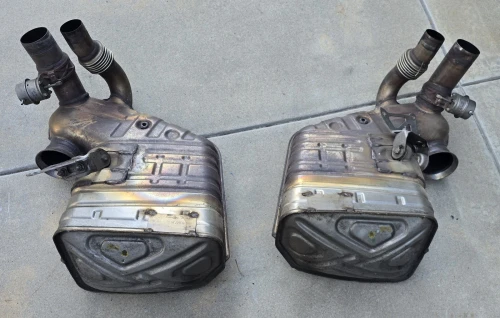 Porsche 911 99111104781 Left & Right Used OEM Exhaust Muffler