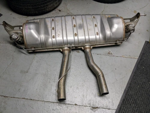 2008-2010 Porsche Cayenne 95511112165 Rear Used OEM Exhaust Muffler