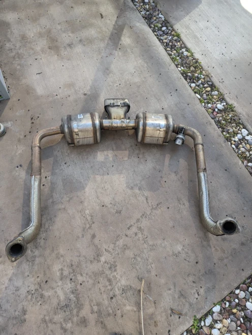 2019-2024 Porsche Cayman Left/Driver Used OEM Exhaust Muffler