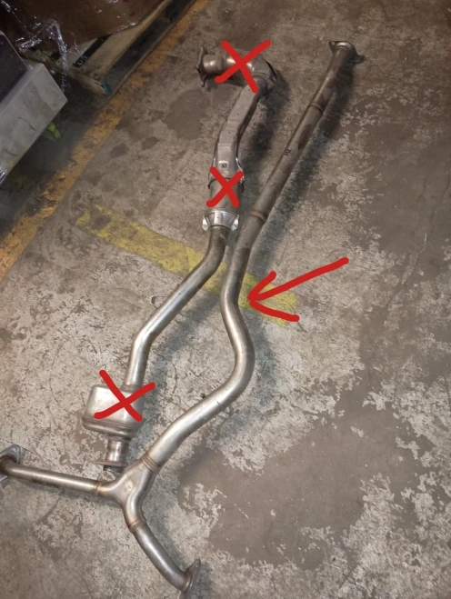 2015-2021 Subaru WRX 44200VA090 2.0L Used OEM Exhaust Muffler