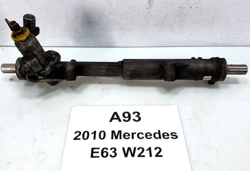 2010-2011 OEM Mercedes W212 E63 AMG RWD Power Steering Rack and Pinion used OEM rack and pinion
