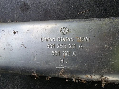 2018-2019 Volkswagen Passat 2.0L Center Used OEM Exhaust Muffler