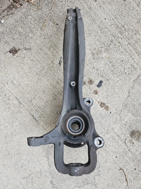 2007-2015 Audi Q7 Front Left/Driver Used OEM Steering Knuckle Spindle