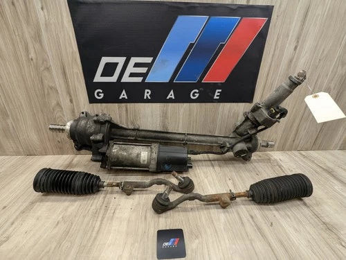 14-19 OEM BMW F15 F16 X5 X6 Steering Gear Rack & Pinion Electric LA w/ Tie Rods used OEM rack and pinion