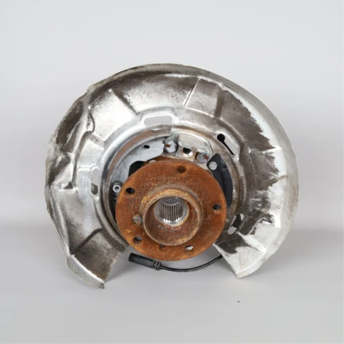 2009-2015 BMW 750i 33326796497 Rear Left/Driver Used OEM Steering Knuckle Spindle
