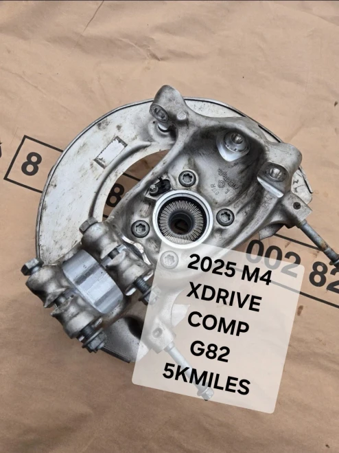 2025 BMW M4 Front Left/Driver AWD xDrive Used OEM Steering Knuckle Spindle