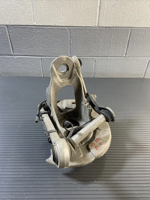 2007-2019 BMW X6 Rear Left/Driver With Hub Used OEM Steering Knuckle Spindle