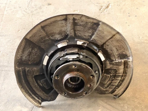 2010-2013 BMW Rear Left/Driver With Hub Used OEM Steering Knuckle Spindle