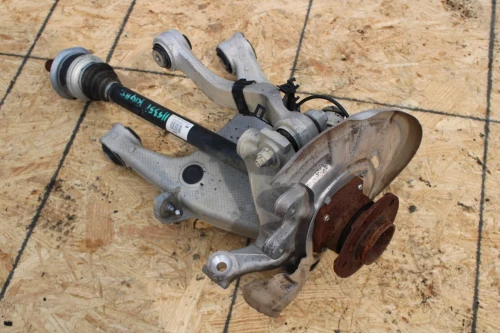 2011 BMW 5 Series Rear Right/Passenger With Hub Used OEM Steering Knuckle Spindle