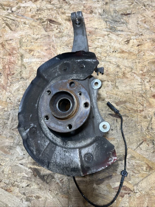 2011 BMW 5 Series Front Left/Driver AWD With Hub Used OEM Steering Knuckle Spindle