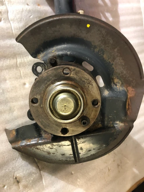 BMW 31311127315 Front Left/Driver Used OEM Steering Knuckle Spindle