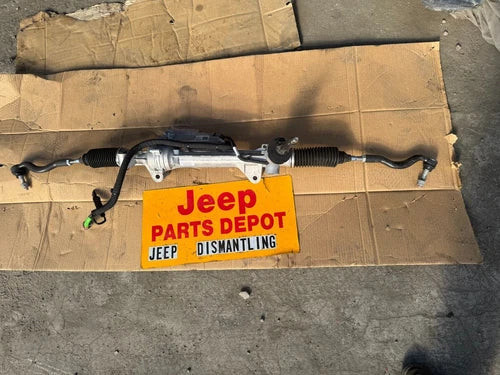 2016 - 2021 JEEP GRAND CHEROKEE POWER STEERING GEAR RACK & PINION OEM 68499163 used OEM rack and pinion assembly