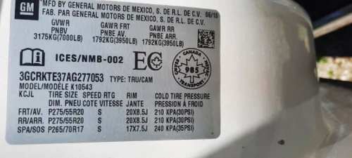 2007-2014 Cadillac Escalade 4300601 Front Left/Driver Used OEM Steering Knuckle Spindle