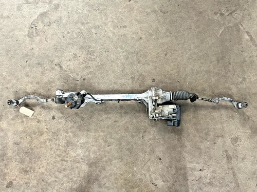 2014-2020 JAGUAR F-TYPE RWD POWER STEERING GEAR RACK & PINION ROD OEM LOT2620 used OEM rack and pinion assembly