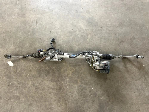 2019-2020 JAGUAR F-PACE FRONT POWER STEERING RACK GEAR W/ PINION OEM LOT2566 used OEM rack and pinion assembly