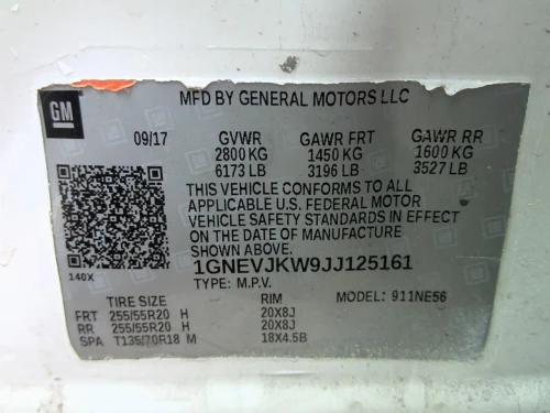 2017-2025 Cadillac XT5 1407867 Front Right/Passenger Used OEM Steering Knuckle Spindle