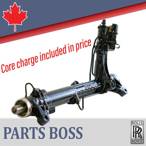 Rolls Royce Ghost Dawn 2009 - 2019 OEM Rebuilt Hydro Steering Rack and Pinion used OEM rack and pinion assembly