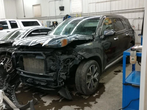 Hyundai Palisade Front Left/Driver With Hub Used OEM Steering Knuckle Spindle