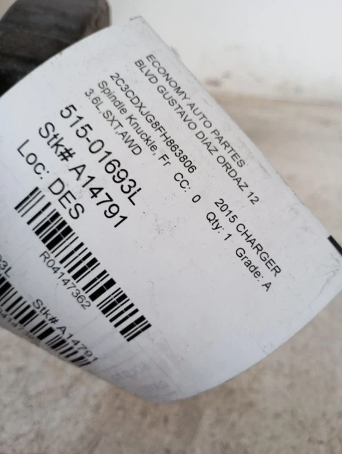 2015-2023 Chrysler 300 4147362 Front Left/Driver AWD Used OEM Steering Knuckle Spindle