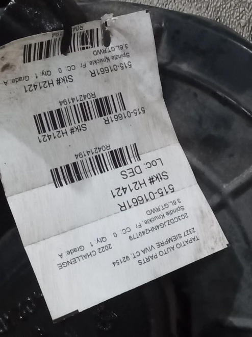 2012-2023 Chrysler 300 4214194 Front Right/Passenger RWD Used OEM Steering Knuckle Spindle
