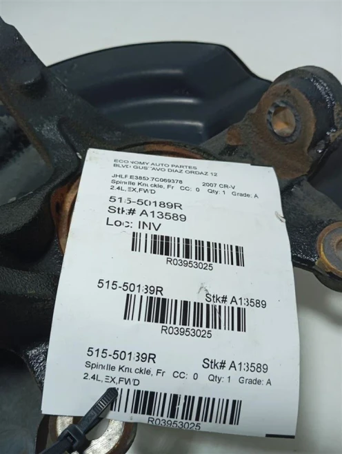 2007-2009 Honda CR-V 3953025 Front Right/Passenger Used OEM Steering Knuckle Spindle