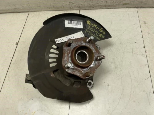 2014 Infiniti QX60 Front Right/Passenger With Hub Used OEM Steering Knuckle Spindle