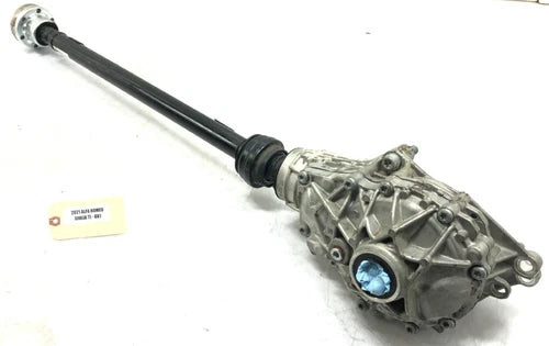 2020-2021 ALFA ROMEO GIULIA AWD FRONT DRIVESHAFT W/ DIFFERENTIAL CARRIER OEM 3K. used OEM differential carrier assembly