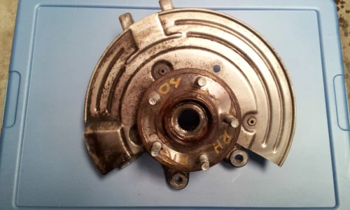 2006-2008 Jaguar S-Type Rear Right/Passenger With Hub Used OEM Steering Knuckle Spindle
