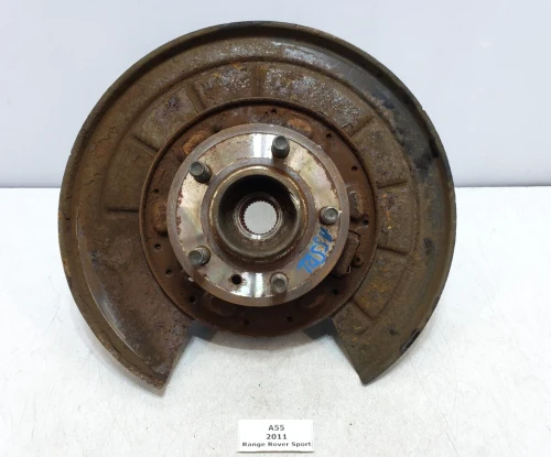 2010-2013 Land Rover Range Rover Sport Rear Left/Driver With Hub Used OEM Steering Knuckle Spindle