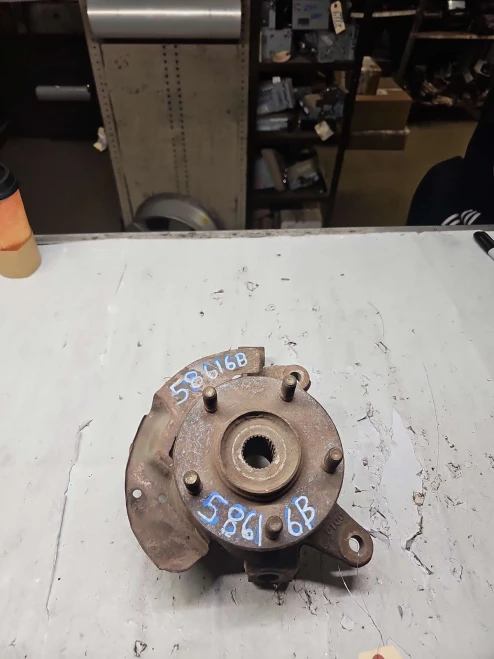 1999-2003 Mazda Protege Front Right/Passenger ABS Used OEM Steering Knuckle Spindle