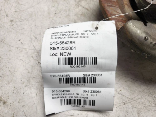 Mazda MX-5 NA0133021B Front Right/Passenger ABS Used OEM Steering Knuckle Spindle