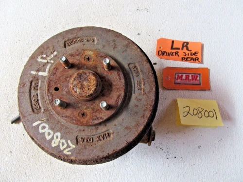 1997-2003 Mercury Tracer Rear Left/Driver Drum Brake Used OEM Steering Knuckle Spindle