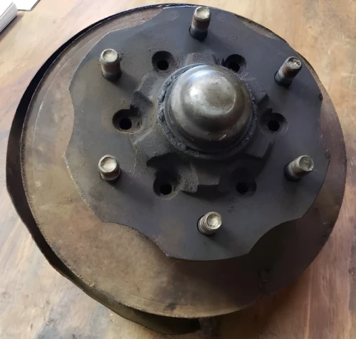 1986-1997 Nissan Front Left/Driver Used OEM Steering Knuckle Spindle