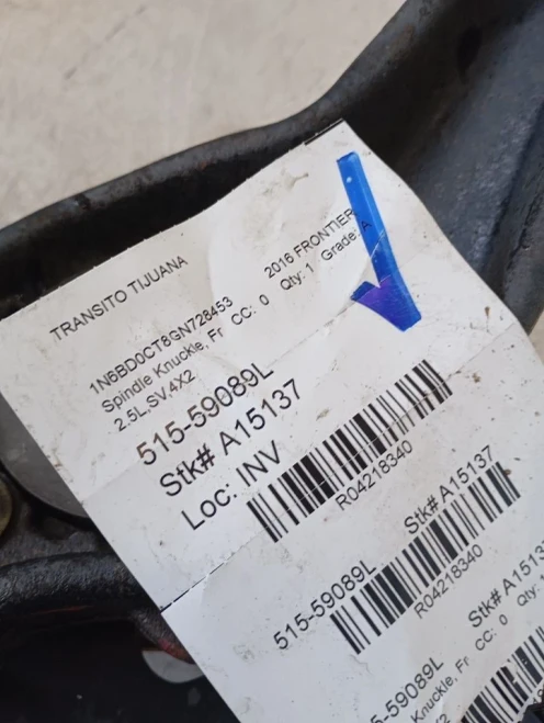 2005-2026 Nissan Frontier 4218340 Front Left/Driver Used OEM Steering Knuckle Spindle