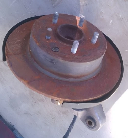 2002-2006 Nissan Altima Rear Left/Driver ABS Used OEM Steering Knuckle Spindle