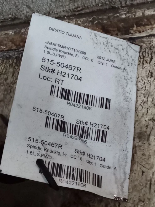 2011-2025 Nissan Leaf 4221906 Front Right/Passenger Used OEM Steering Knuckle Spindle