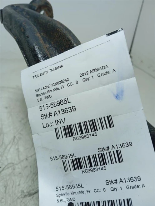 2004-2015 Nissan Armada 3963145 Front Left/Driver Used OEM Steering Knuckle Spindle