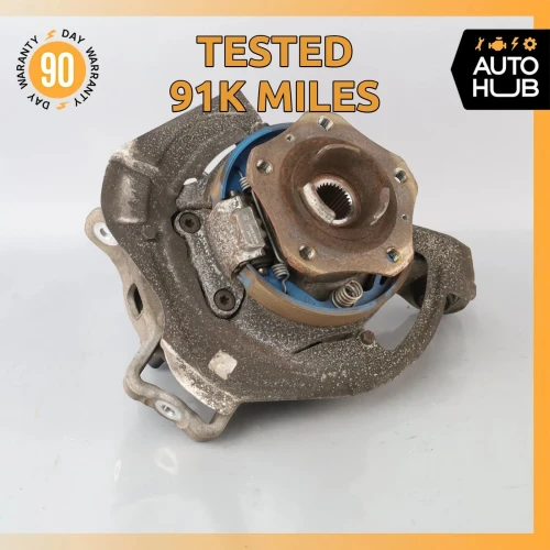 2014-2016 Porsche Panamera Rear Left/Driver With Hub Used OEM Steering Knuckle Spindle