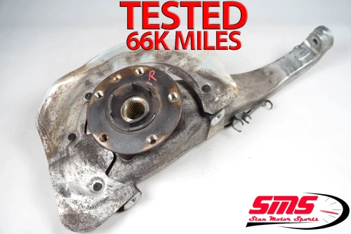 2011-2018 Porsche Cayenne Front Right/Passenger AWD With Hub With Bearing Used OEM Steering Knuckle Spindle