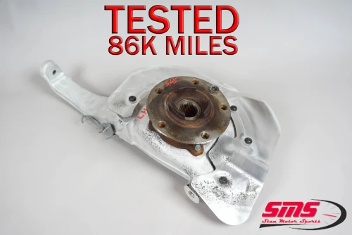 2011-2018 Porsche Cayenne Front Left/Driver AWD With Hub With Bearing Used OEM Steering Knuckle Spindle
