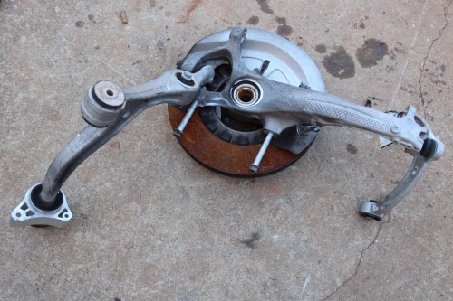 2017-2018 Porsche Panamera Front Left/Driver AWD With Hub Used OEM Steering Knuckle Spindle
