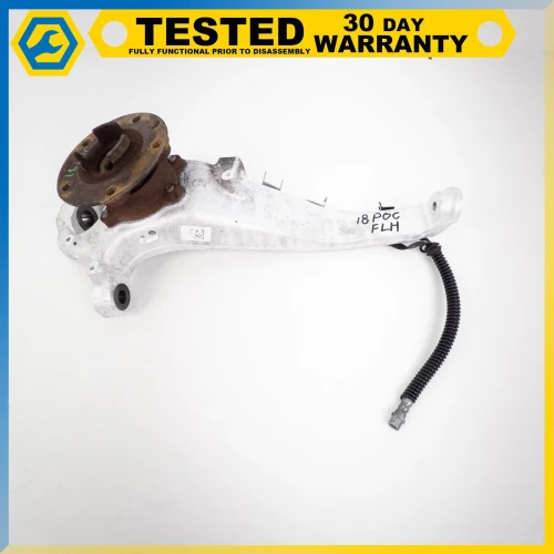 2015-2018 Porsche Cayenne Front Left/Driver With Hub Used OEM Steering Knuckle Spindle