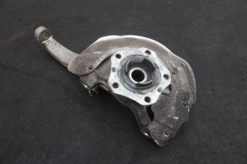 2010 Porsche Panamera 97034115704 Front Left/Driver With Hub With Bearing Used OEM Steering Knuckle Spindle