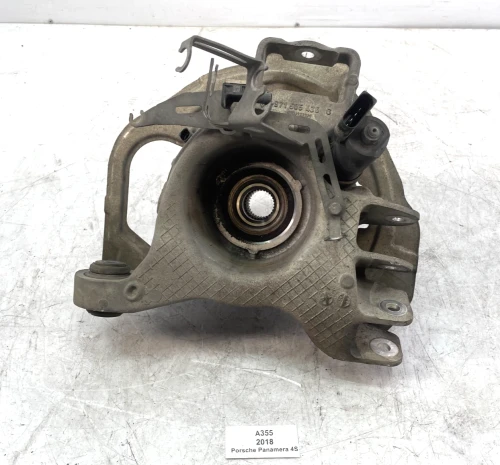 2017-2021 Porsche Panamera Rear Right/Passenger AWD With Hub Used OEM Steering Knuckle Spindle