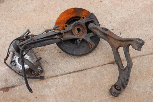2003-2010 Porsche Cayenne Front Left/Driver 4WD With Hub Used OEM Steering Knuckle Spindle