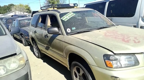 2002-2008 Subaru Forester 33310381 Front Left/Driver ABS Used OEM Steering Knuckle Spindle