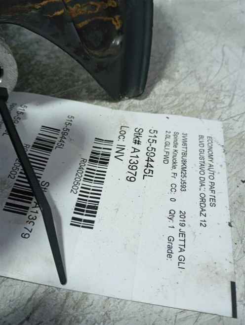 2015-2021 Volkswagen Golf GTI 4020502 Front Left/Driver Used OEM Steering Knuckle Spindle